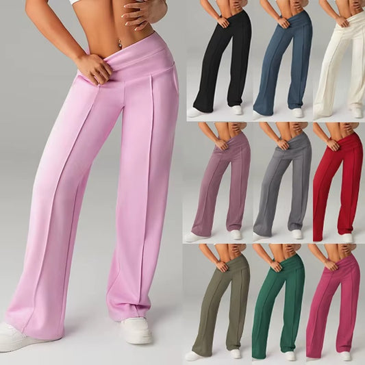 Pantaloni Loose Fit con Drappeggio