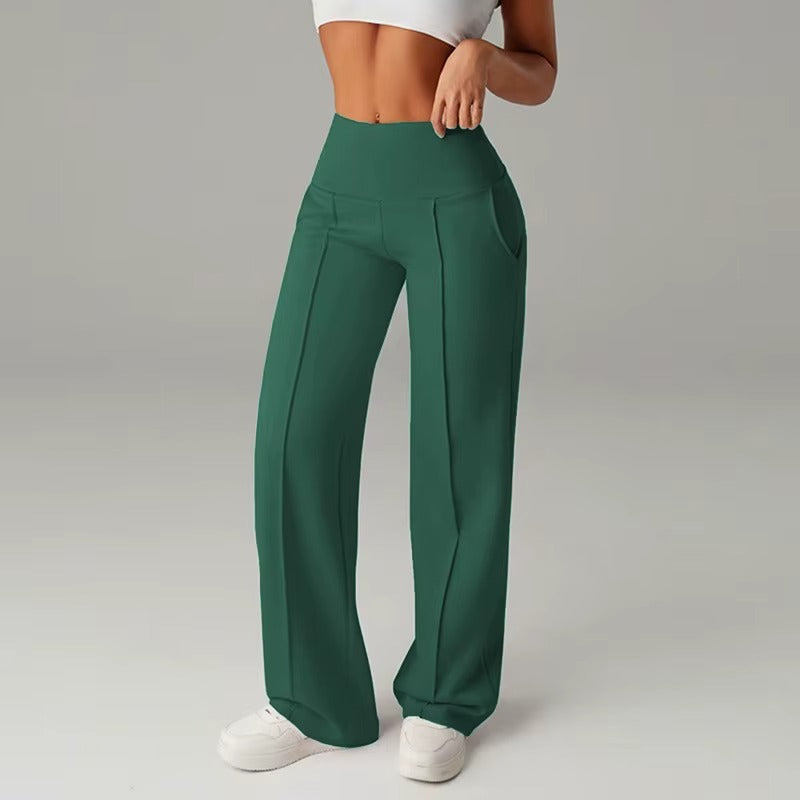 Pantaloni Loose Fit con Drappeggio