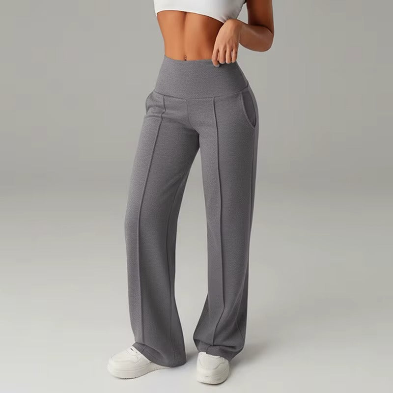 Pantaloni Loose Fit con Drappeggio