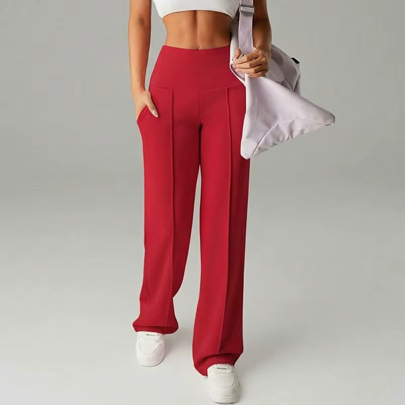 Pantaloni Loose Fit con Drappeggio