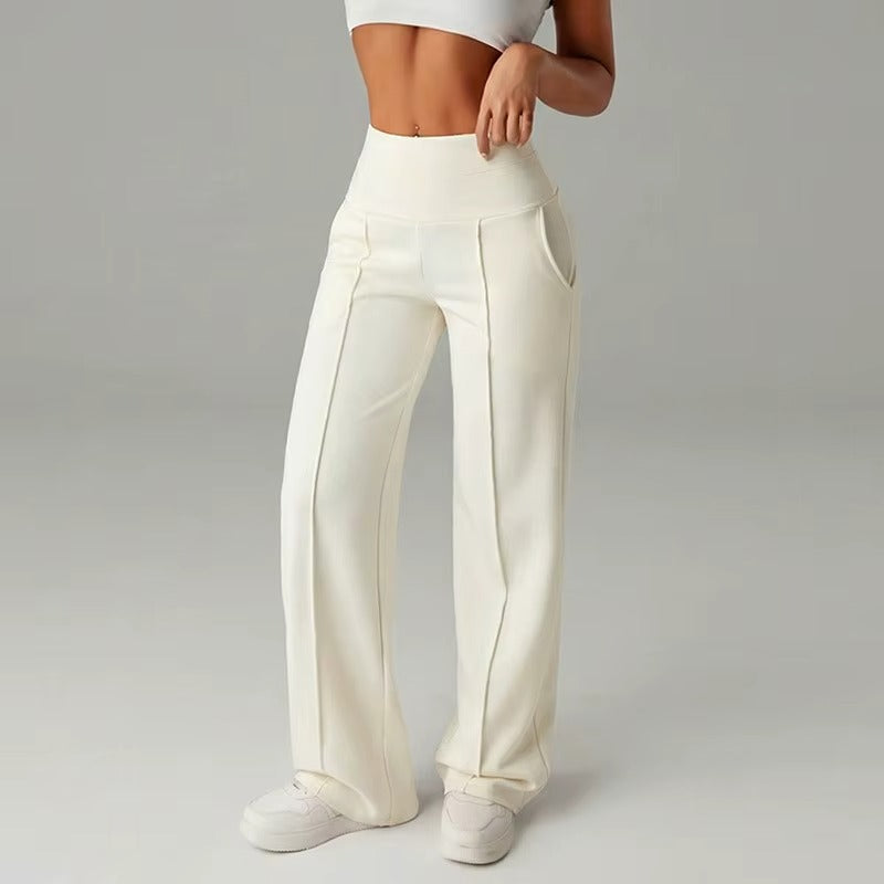Pantaloni Loose Fit con Drappeggio