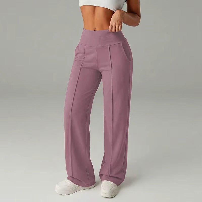 Pantaloni Loose Fit con Drappeggio