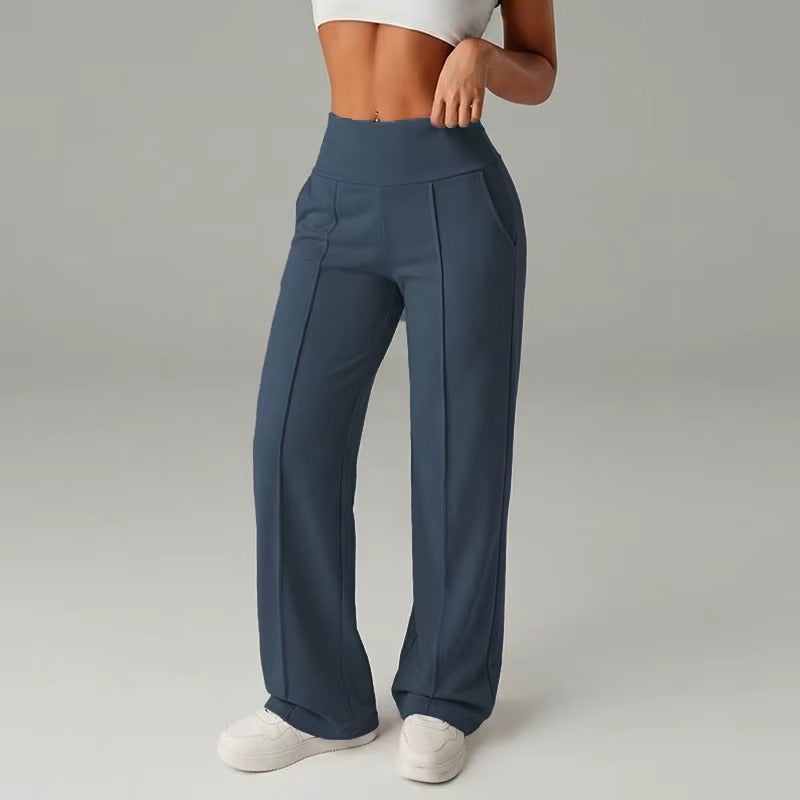 Pantaloni Loose Fit con Drappeggio