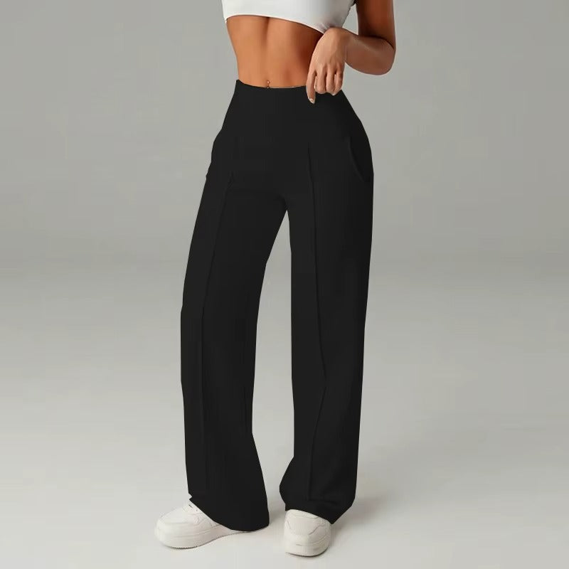 Pantaloni Loose Fit con Drappeggio